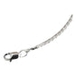 Pulsera Espiga Esclava Mujer Regalo Amor Plata Ley 925 2 Mm