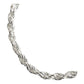 Pulsera Gruesa Torzal Hombre Plata Solida Ley 925 5 Mm