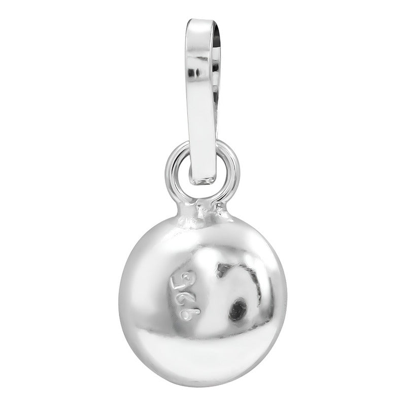 Juego Dije Aretes Plata 925 Con Cristales Zirconias 1.5 Cm Rosa