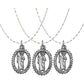 3 Collares San Judas  Piedras Con Cadena Cadena Hombre Mujer