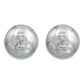 Juego Grande Cristal Dije Arete Cadena Mujer Regalo Plata925