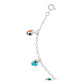 Pulsera Ojo Turco Suerte Colores Regalo Mujer Plata Ley 925