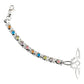 Pulsera Nudo De Bruja Con Zirconias De Colores En Plata S925