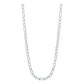 Cadena Fígaro 3x1  Hombre Mujer Plata 925 60 Cm X 4 Mm