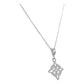 Collar Nudo Bruja Artesanal Liso Plano Chico Plata Ley 925