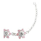 Pulsera Flores Con Zirconias Amor Regalo Plata Ley 925