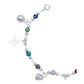 Pulsera Nudo De Bruja Ojo Turco Cascabeles Sonido Plata 925