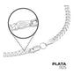 Pulsera Cubana Cerrada Hombre Mujer Regalo Plata S925 4 Mm Plateado 6 Cm 22 Cm