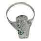 Anillo San Judas Tadeo Con Zirconias Plata Solida 925