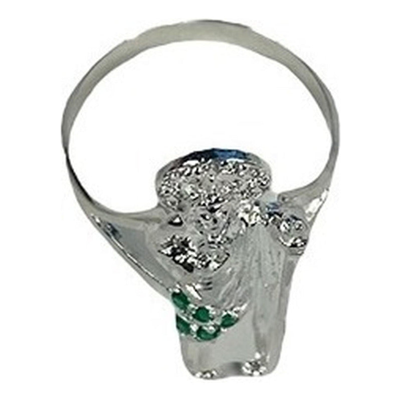 Anillo San Judas Tadeo Con Zirconias Plata Solida 925