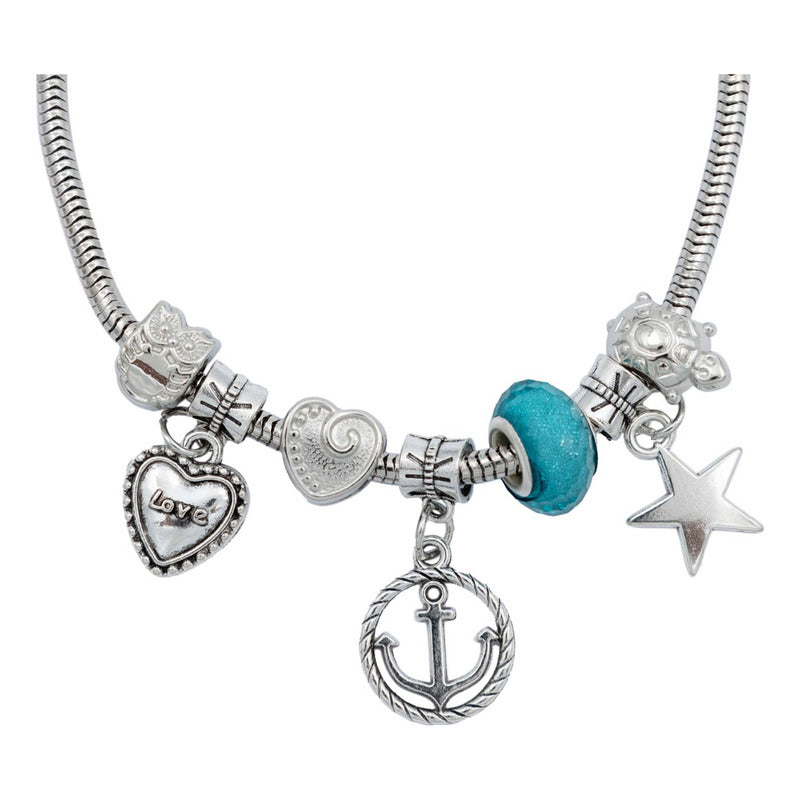 Pulsera Ajustable Charms Cadena Serpiente Regalo Mujer