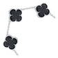 Pulsera Trebol Esmaltado Regalo Hombre Mujer Plata 925