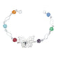 Pulsera Mariposa Primavera Piedra Natural Mujer Plata 925