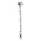 Pulsera Santa Muerte Grande Lisa Esclava Plata Ley 925
