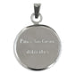 Dije Medalla San Judas Tadeo Mediana Plata Pura Ley 999 52053