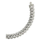 Pulsera Cubana Hombre Zirconias Piedra Made In Thailand S925