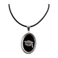 Collar Graduación Ajustable Caucho Encapsulada Plata 925