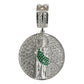 Medalla Premium San Judas Zirconias Plata Fina Ley 925
