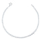 Pulsera Marinera Delgada Lisa Mujer Regalo Amor Plata S925 Plateado 6 Cm 19 Cm
