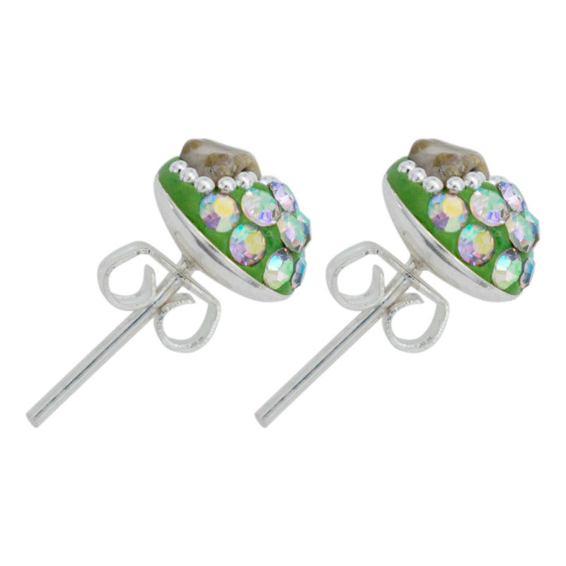 Colibri Dije Aretes Cadena Piedras Conjunto Grande Plata 925
