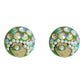 Colibri Dije Aretes Cadena Piedras Conjunto Grande Plata 925