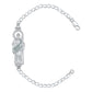 Esclava Pulsera San Judas Zirconia Cubana Plata 925 4 Mm