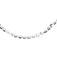 Collar Gargantilla Italiana De Cuadros S925 40 Cm X 2 Mm