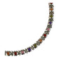 Pulsera Medalla Nudo De Bruja Con Zirconias En Plata Ley 925
