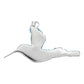 Colibri Dije Aretes Cadena Piedras Conjunto Grande Plata 925