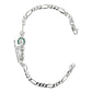 Pulsera Chica San Judas Tadeo Zirconias Plata Ley 925