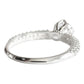 Anillo Compromiso Promesa Boda Corona Deslumbrante Plata 925