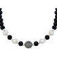 Pulsera Ajustable San Benito Bolitas Medalla Plata 925