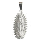 Dije Grande Virgen De Guadalupe Zirconias Plata 925