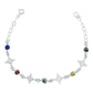 Pulsera Ajustable Nudo De Bruja Triqueta Ojo Turco Plata 925