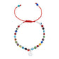 Pulsera Ajustable San Benito Ojo Turco Artesanal Plata 925