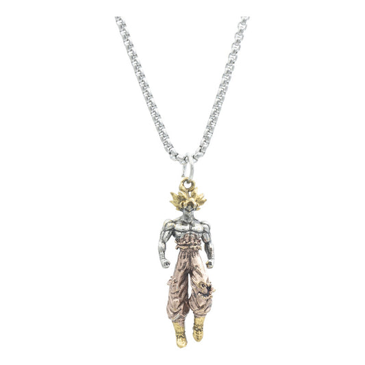 Collar Goku Super Saiyajin Dragon Ball Cadena Hombre Regalo