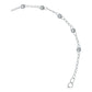 Pulsera Ajustable Bola Diamantada 3mm Mujer Amor Plata 925