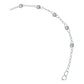 Pulsera Ajustable Bola Diamantada 3mm Mujer Amor Plata 925