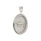 Collar Graduación Ajustable Caucho Encapsulada Plata 925