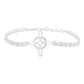 Pulsera Nudo De Bruja Con Zirconias De Colores En Plata S925