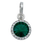 Juego De Cristal Dije Aretes Cadena Mujer Regalo Plata 925