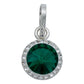 Juego De Cristal Dije Aretes Cadena Mujer Regalo Plata 925