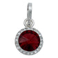 Juego De Cristal Dije Aretes Cadena Mujer Regalo Plata 925