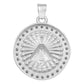 Dije Medalla Virgen Zapopan Zirconias Mujer Hombre Plata 925