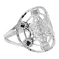 Anillo Cubo Metatrón Liso Plata 925 Amuleto Hombre Mujer 7 Plateado