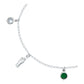 Pulsera San Judas Tadeo Colgante Zirconias Plata 925