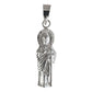 Dije Chico San Judas 4.2 Cm Liso De Plata Ley 925
