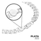 Pulsera Cubana Cerrada Hombre Regalo Plata 925 7 Mm Plateado 6 Cm 22 Cm