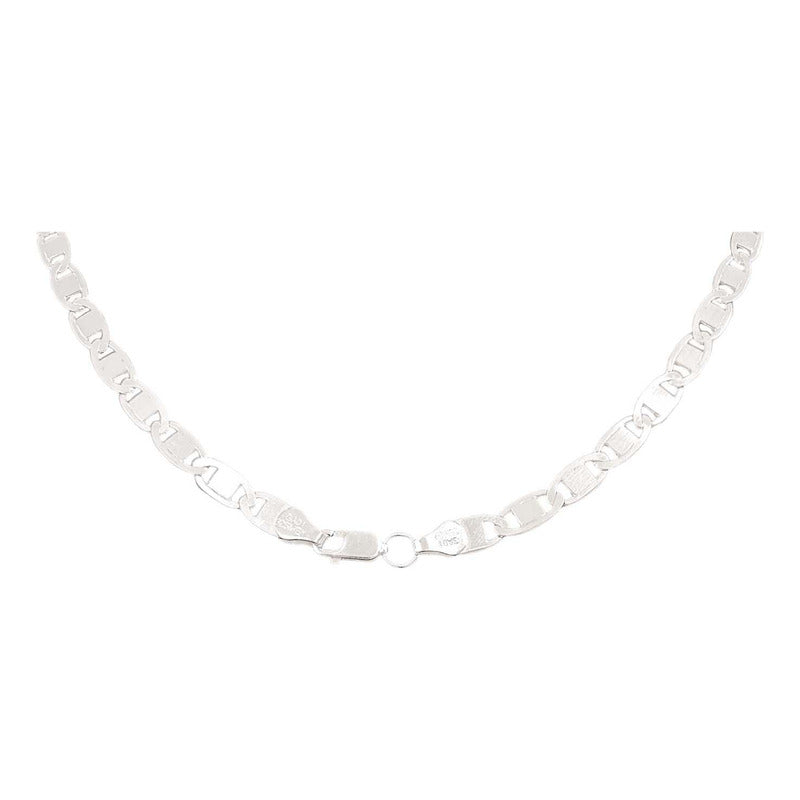 Cadena Gruesa Hombre Mujer Plata 925 Marinera 55 Cm X 5 Mm