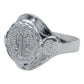 Anillo San Benito Liso Troquel Suerte Dinero Plata Ley 925